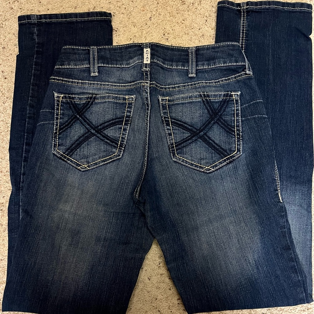 Ariat Women's Straight Leg Jeans - Dark Blue